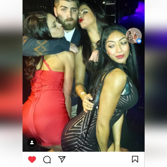 BEBE red bodycon mini dress size small - Picture 7 of 8